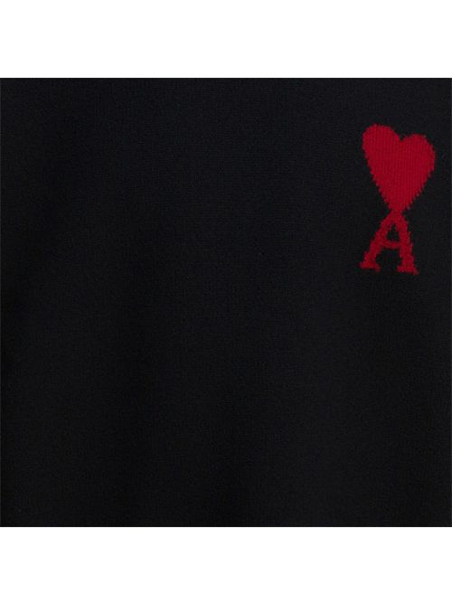 Ami de Coeur crewneck sweater Ami Paris | UKS838.018009 BLACK/RED